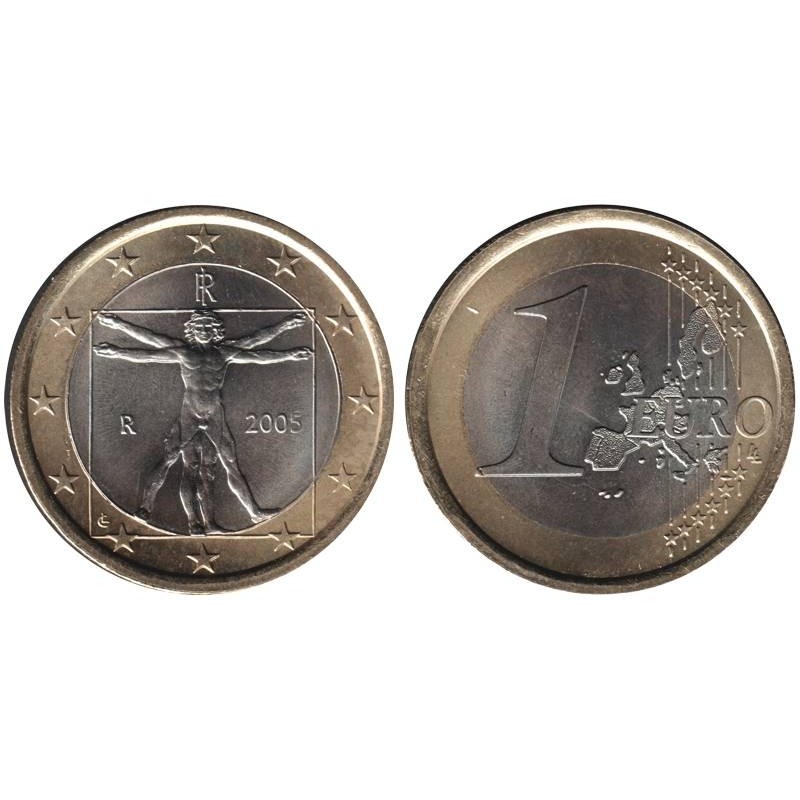 ITALIE - 1 euro - 2005