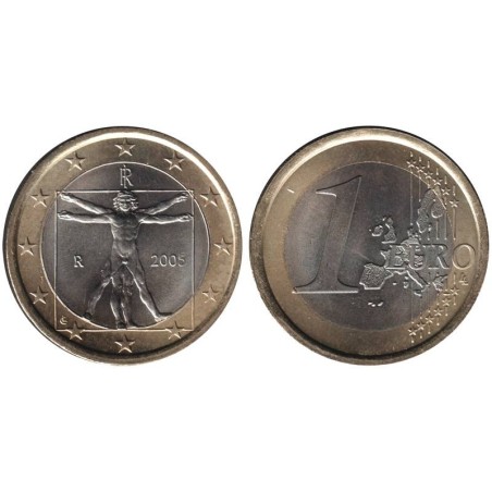 ITALIE - 1 euro - 2005