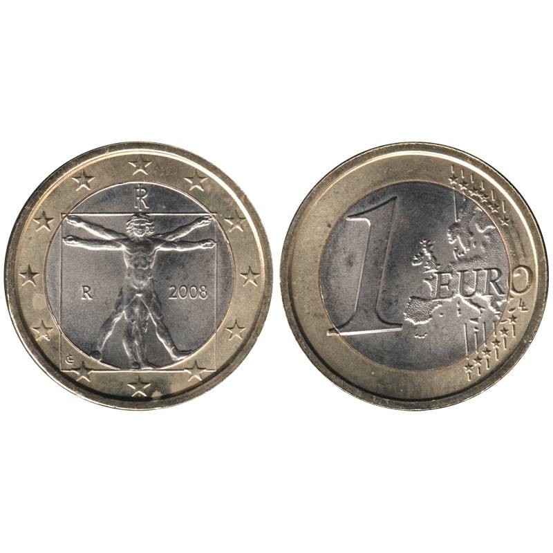 ITALIE - 1 euro - 2008