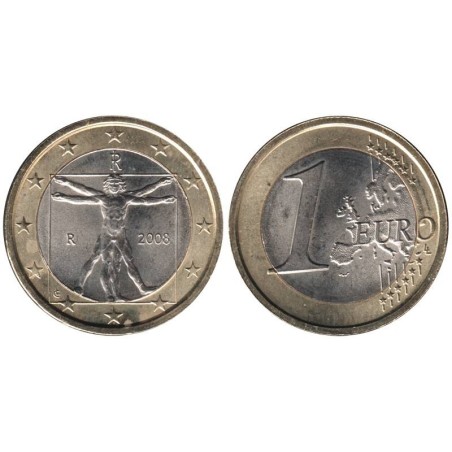 ITALIE - 1 euro - 2008