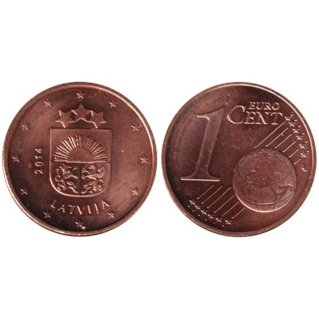 LETTONIE - 1 cent - 2014