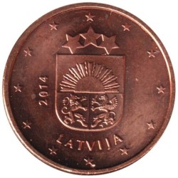 LETTONIE - 1 cent - 2014