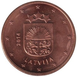 LETTONIE - 5 cents - 2014