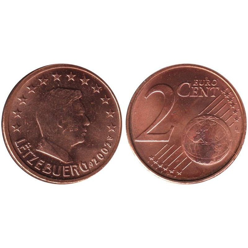 LUXEMBOURG - 2 cents - 2002