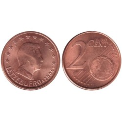 LUXEMBOURG - 2 cents - 2004