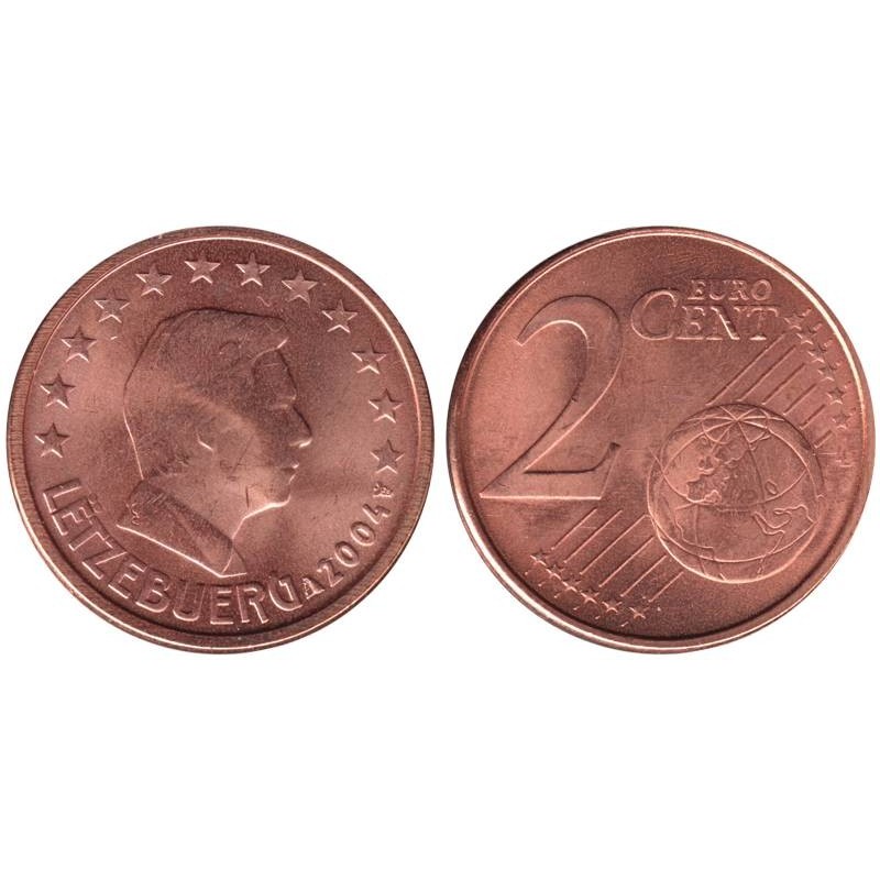 LUXEMBOURG - 2 cents - 2004