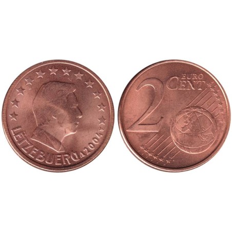 LUXEMBOURG - 2 cents - 2004