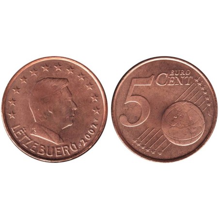 LUXEMBOURG - 5 cents - 2002