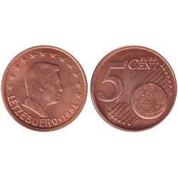 LUXEMBOURG - 5 cents - 2004