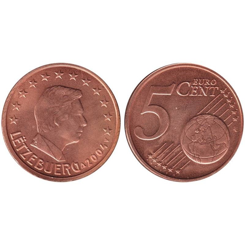 LUXEMBOURG - 5 cents - 2004