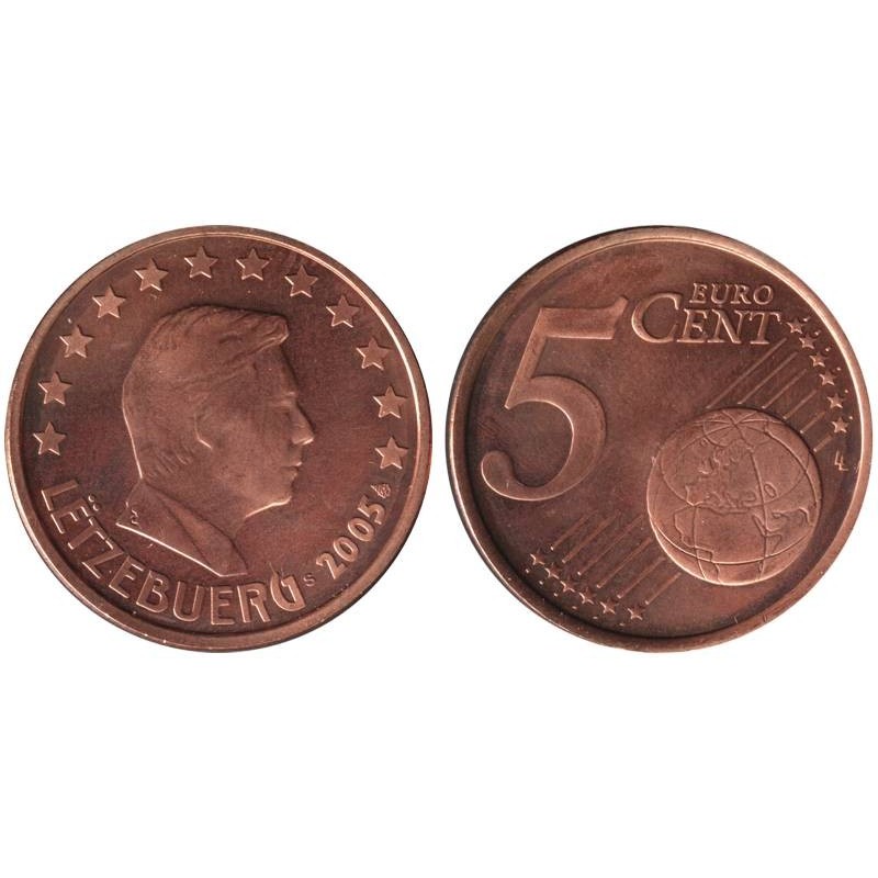 LUXEMBOURG - 5 cents - 2005