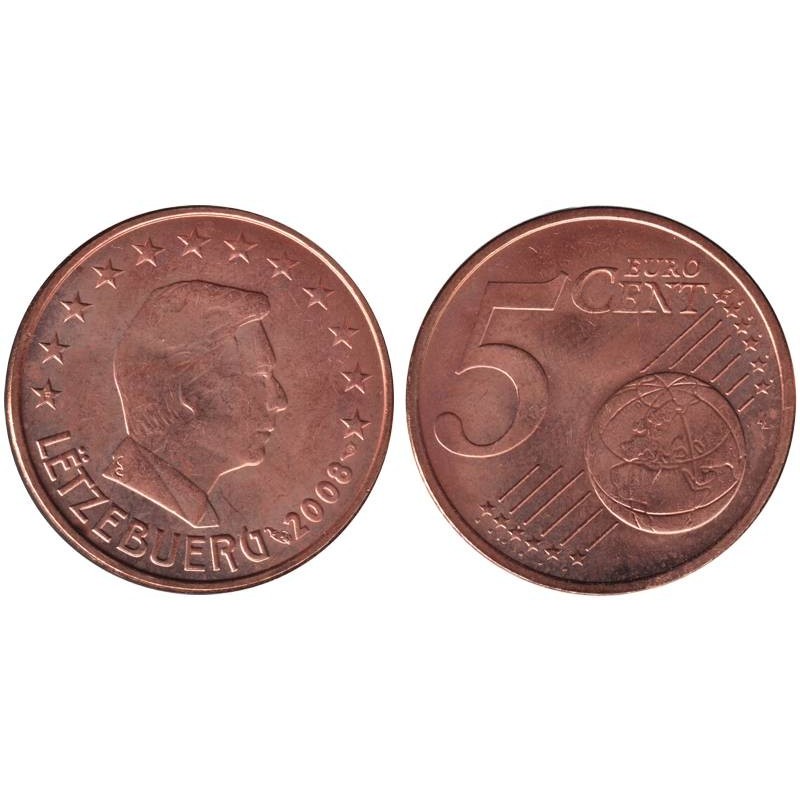 LUXEMBOURG - 5 cents - 2008