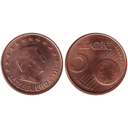 LUXEMBOURG - 5 cents - 2021