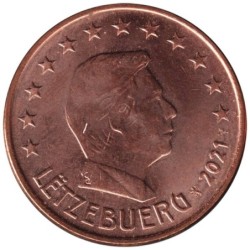 LUXEMBOURG - 5 cents - 2021