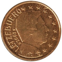LUXEMBOURG - 10 cents - 2003 - plaquée or