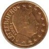 LUXEMBOURG - 10 cents - 2003 - plaquée or