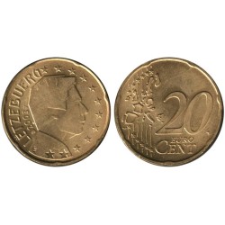 LUXEMBOURG - 20 cents - 2003 - fautée