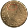 LUXEMBOURG - 20 cents - 2003 - fautée