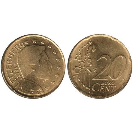 LUXEMBOURG - 20 cents - 2004