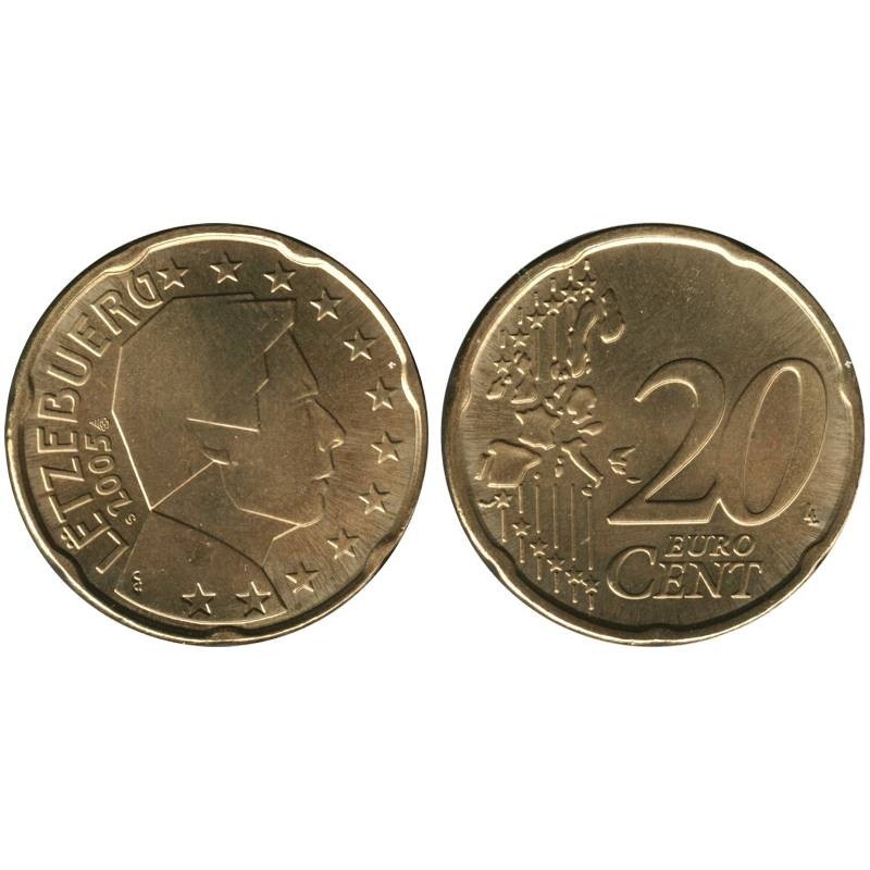 LUXEMBOURG - 20 cents - 2005