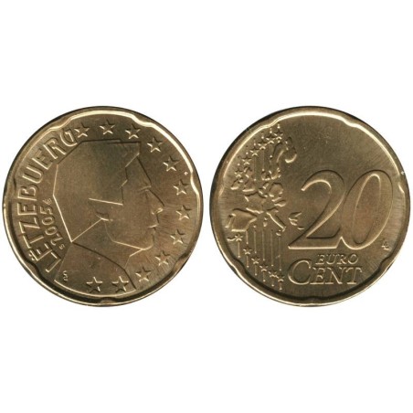 LUXEMBOURG - 20 cents - 2005