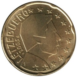 LUXEMBOURG - 20 cents - 2005