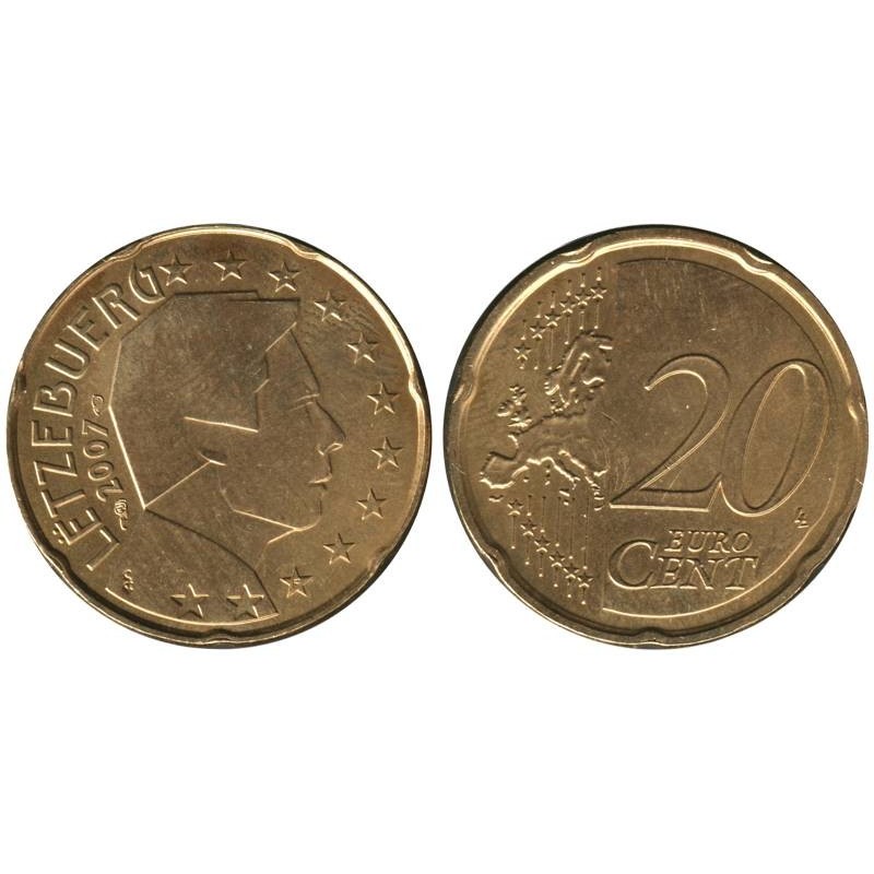 LUXEMBOURG - 20 cents - 2007