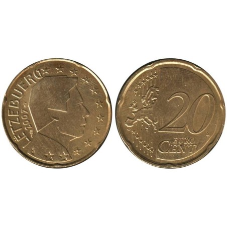 LUXEMBOURG - 20 cents - 2007