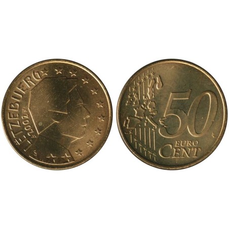 LUXEMBOURG - 50 cents - 2002