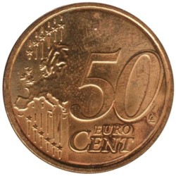 LUXEMBOURG - 50 cents - 2008 - plaquée or