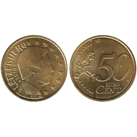 LUXEMBOURG - 50 cents - 2010