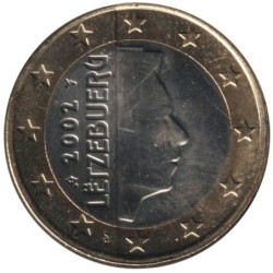 LUXEMBOURG - 1 euro - 2002