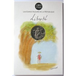 FRANCE - Blister - 10 euros - Sempé - Liberté Printemps - 2014