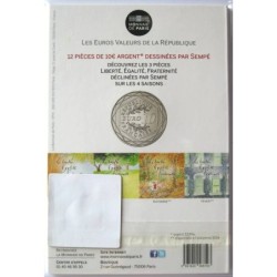 FRANCE - Blister - 10 euros - Sempé - Liberté Printemps - 2014