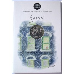FRANCE - Blister - 10 euros - Sempé - Egalité Hiver - 2014