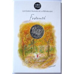 FRANCE - Blister - 10 euros - Sempé - Fraternité Automne - 2014