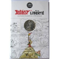 FRANCE - Blister - 10 euros - Astérix I - Liberté - Flambeau - La grande traversée - 2015