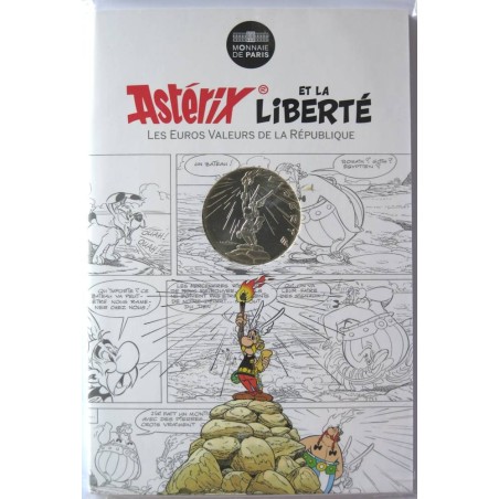 FRANCE - Blister - 10 euros - Astérix I - Liberté - Flambeau - La grande traversée - 2015