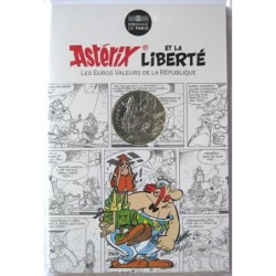 FRANCE - Blister - 10 euros - Astérix I - Liberté - Chaînes - Astérix chez les Bretons - 2015