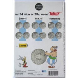 FRANCE - Blister - 10 euros - Astérix I - Liberté - Chaînes - Astérix chez les Bretons - 2015