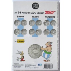 FRANCE - Blister - 10 euros - Astérix I - Liberté - Rires - Le cadeau de César - 2015