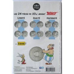 FRANCE - Blister - 10 euros - Astérix I - Liberté - Esclave - La rose et le glaive - 2015