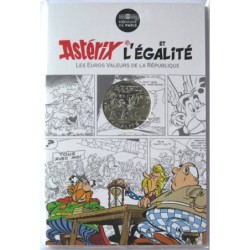 FRANCE - Blister - 10 euros - Astérix I - Egalité - Parole - Le cadeau de César - 2015