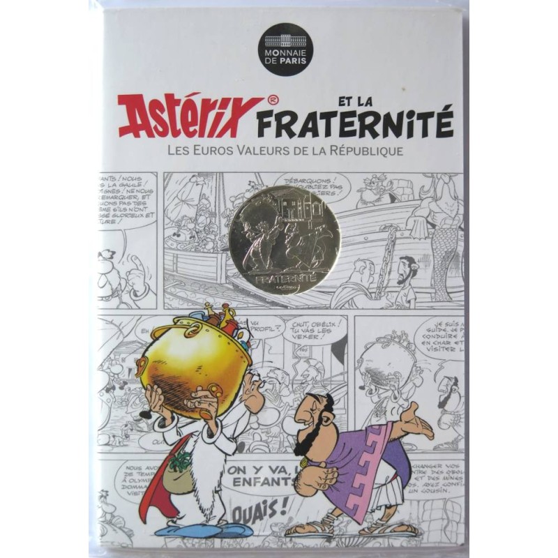 FRANCE - Blister - 10 euros - Astérix I - Fraternité - Grecs - Astérix aux Jeux Olympiques - 2015