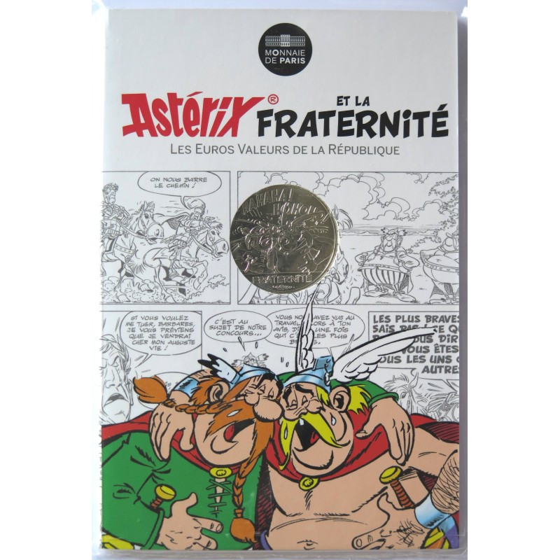 FRANCE - Blister - 10 euros - Astérix I - Fraternité - Belges - Astérix chez les Belges - 2015