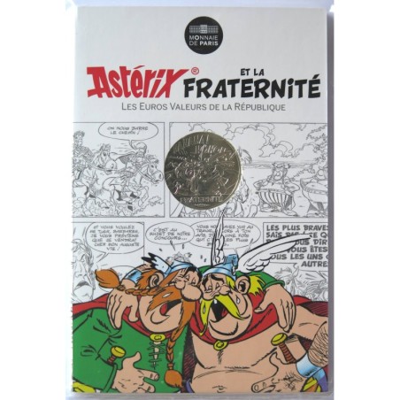 FRANCE - Blister - 10 euros - Astérix I - Fraternité - Belges - Astérix chez les Belges - 2015