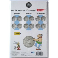 FRANCE - Blister - 10 euros - Astérix I - Fraternité - Belges - Astérix chez les Belges - 2015