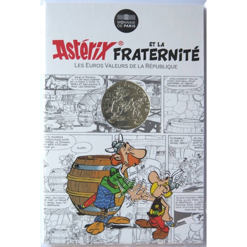 FRANCE - Blister - 10 euros - Astérix I - Fraternité - Bretons - Astérix chez les Bretons - 2015