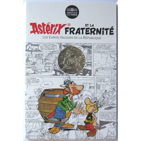 FRANCE - Blister - 10 euros - Astérix I - Fraternité - Bretons - Astérix chez les Bretons - 2015