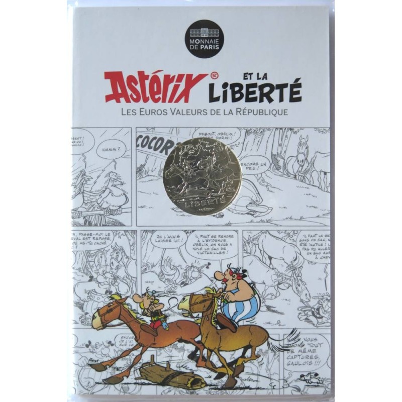 FRANCE - Blister - 10 euros - Astérix II - Liberté - Mouvement - Le tour de Gaule - 2015